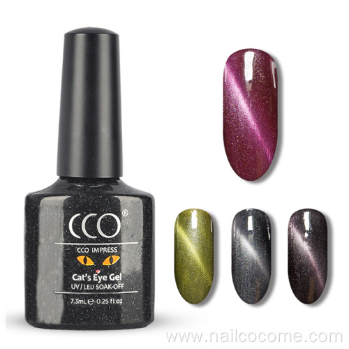 Guangzhou factory chameleon gel polish magnetic nail beauty with 12 colors